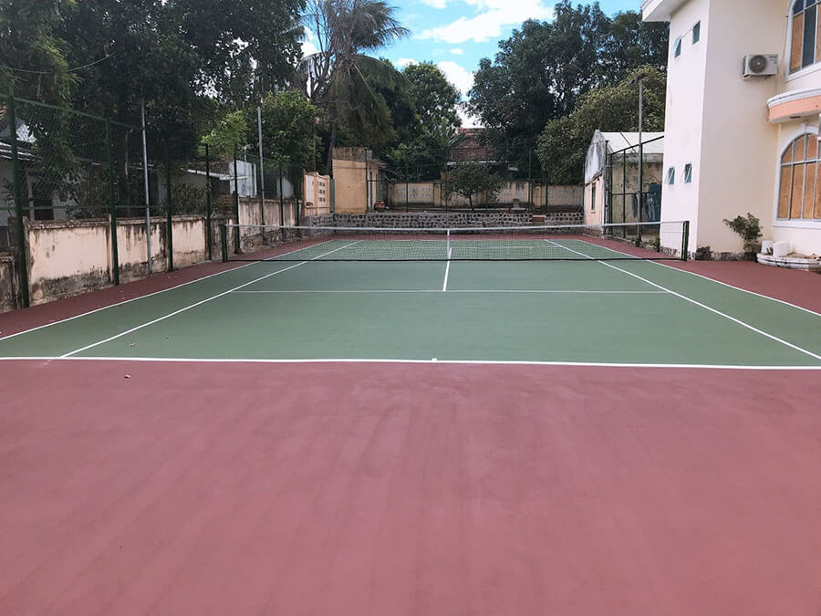 Dự án thi công sơn sân tennis Sơn Hòa - Phú Yên
