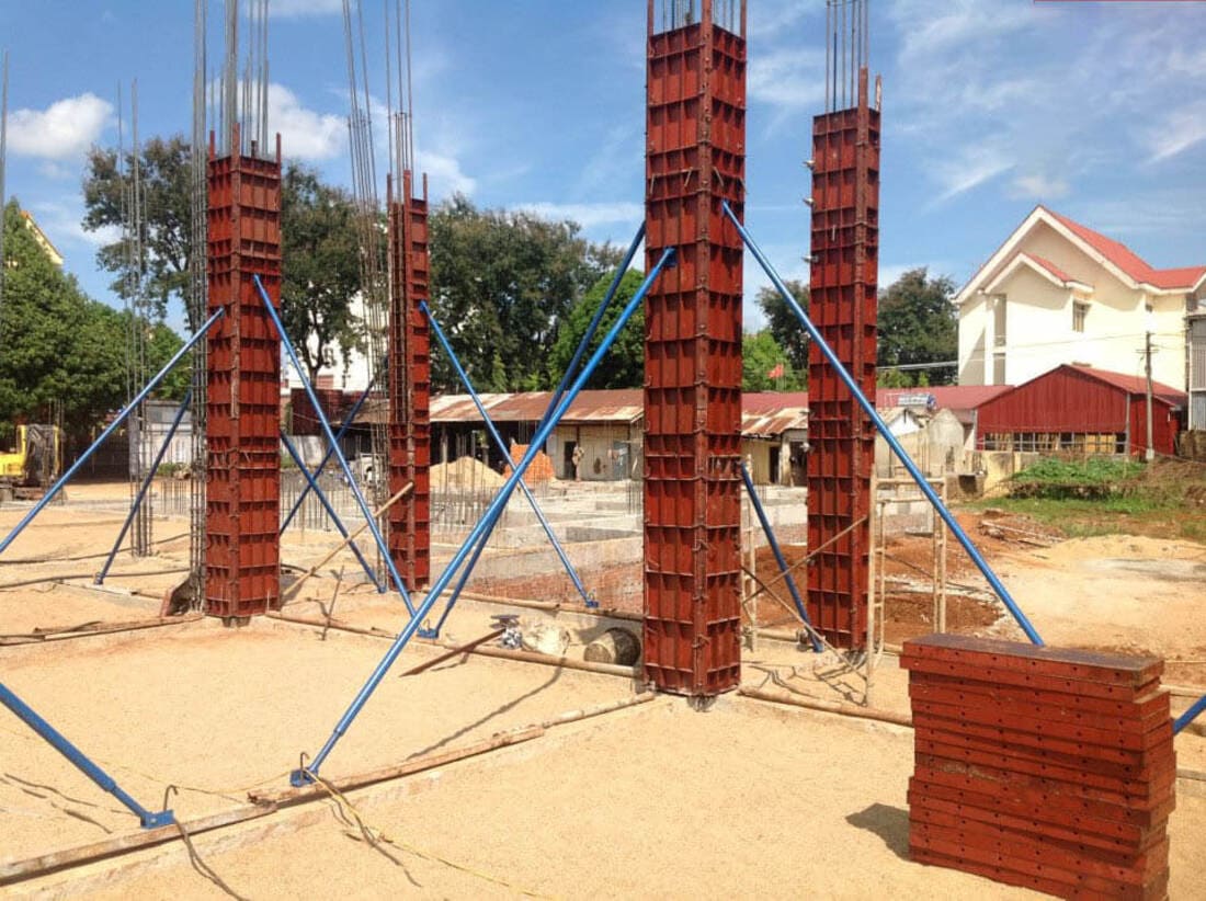 Giới thiệu về cốt pha thép công trình