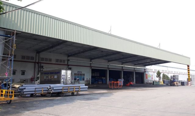 làm mái che canopy nhà xưởng