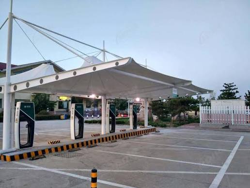 Vai Trò Của Mái Canopy Trong Hệ Thống Trạm Sạc Xe Điện