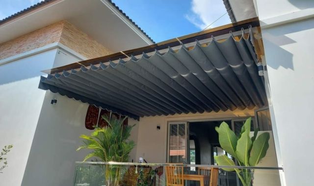 mái canopy nhà phố