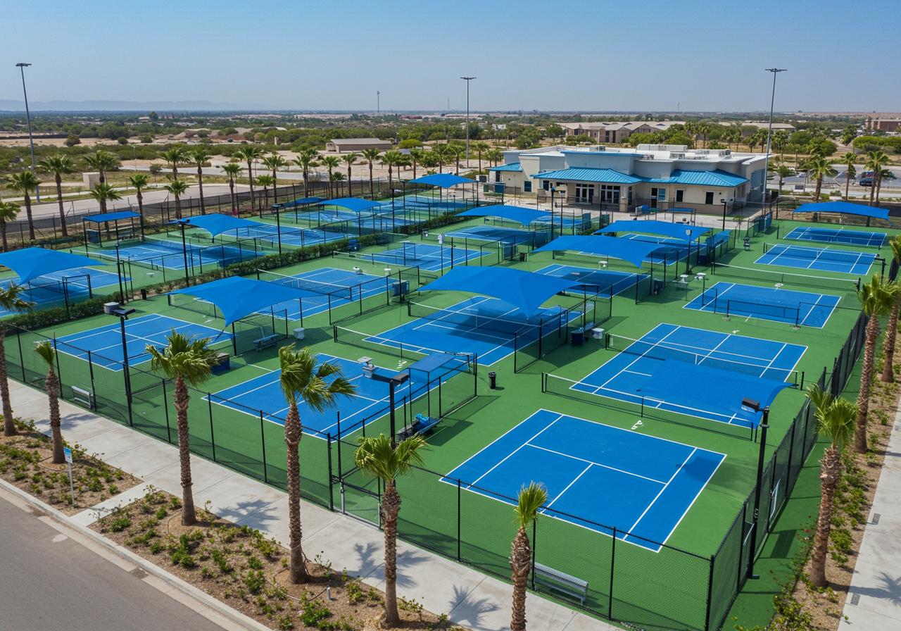 Cụm sân Pickleball kinh doanh