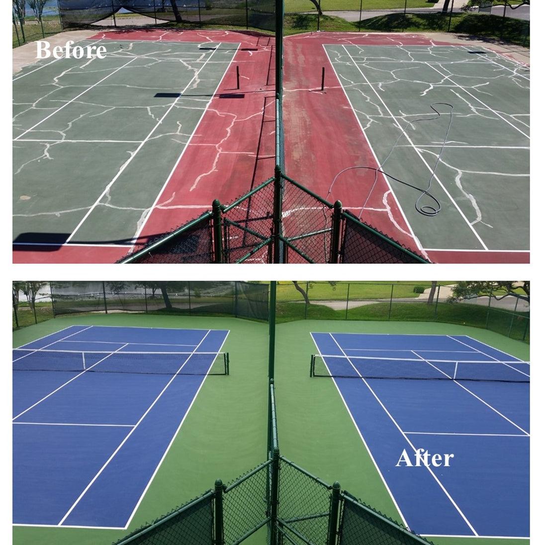 Đại Lý Sơn Epoxy – Chuyên Xử Lý Nền Móng, Chống Thấm Và Cải Tạo Sân Tennis/Cầu Lông Cũ